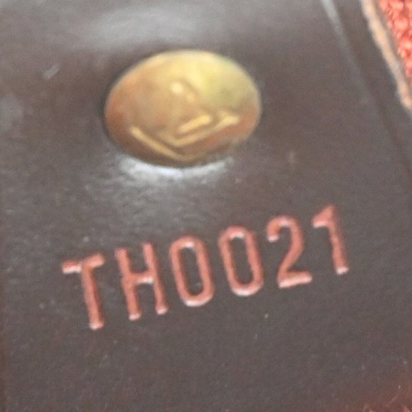 LOUIS VUITTON Logo Soho Backpack Bag Damier Ebene Leather Brown - Picture 11 of 16